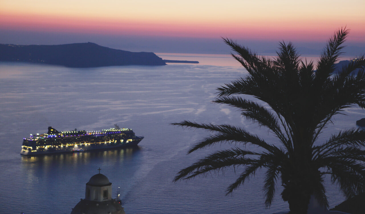 Breathtaking view from Santoniro villa